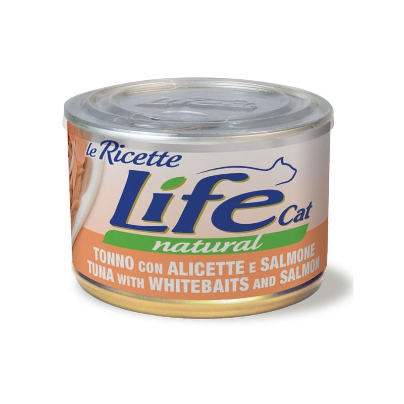 Life cat 150 gr tonno alicette e salmone