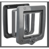 Porta gatto con tunnel cm 20x22 grigio tx 44232