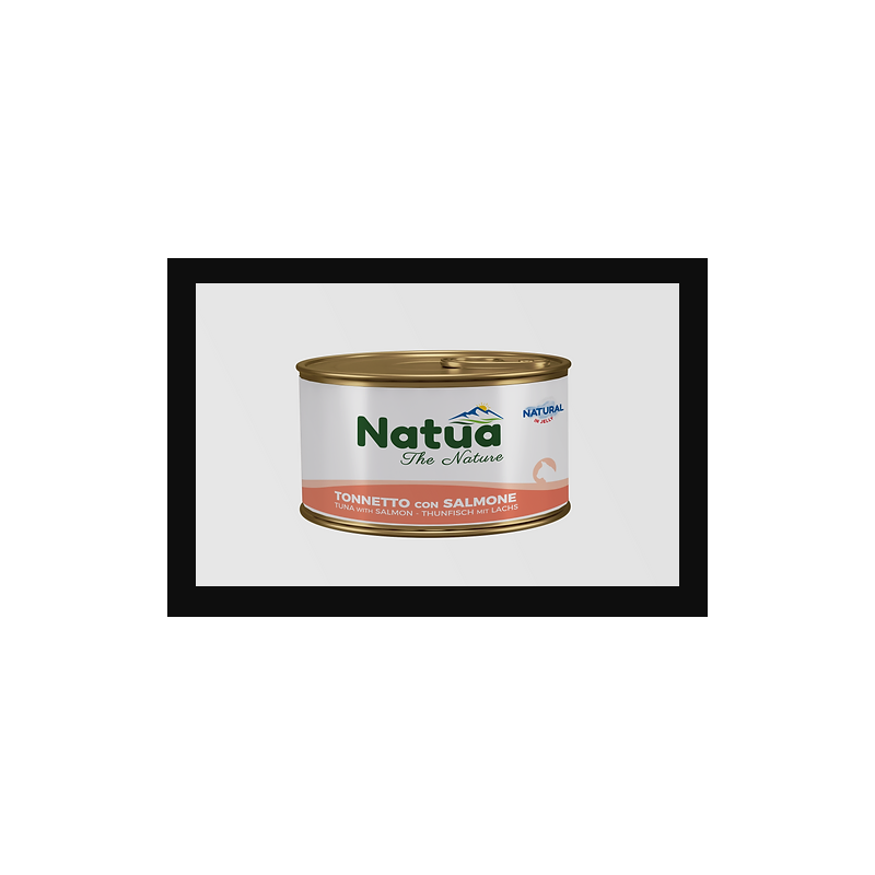 Natua cat tonno con salmone in broth gr 85