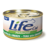 LIFE CAT 85 GR TONNO CON POLLO E MANZO 