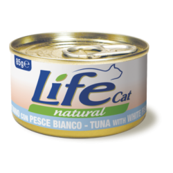 LIFE CAT 85 GR TONNO CON PESCE BIANCO