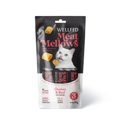 Wellfed Meat Mellows pollo e manzo (3x10 gr)