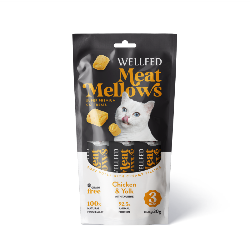 Wellfed Meat Mellows chicken&Yolk (3x10 gr)