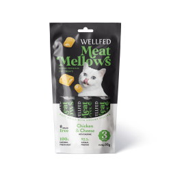 Wellfed Meat Mellows pollo e formaggio (3x10 gr)