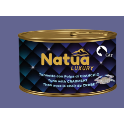 Natua cat luxury Tonnetto con polpa di granchio gr 85