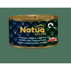 Natua cat luxury pollo con agnello e anatra gr 85