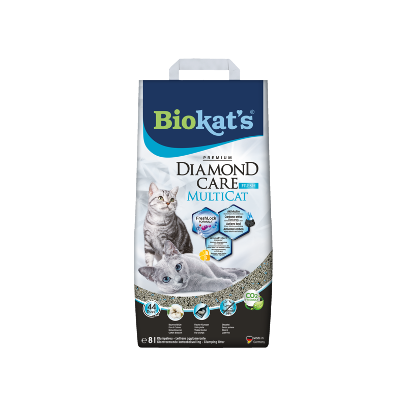 BIOKAT'S DIAMOND CARE MULTICAT FRESH LT 8