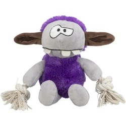 Mostro in peluche con corda...