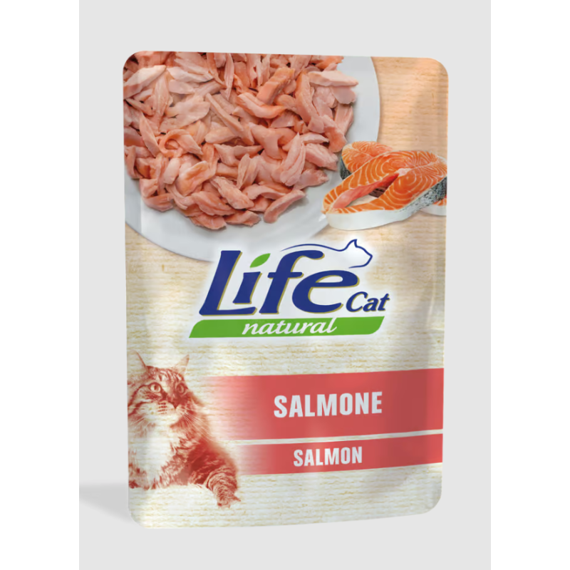 Life cat natural bustina con salmone gr 70