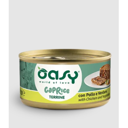 Oasy cat caprice terrine con pollo e verdure gr 85