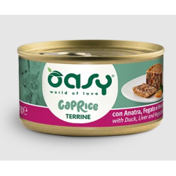 Oasy cat caprice terrine con anatra fegato verdure gr 85