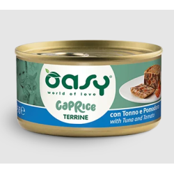 Oasy cat caprice terrine con tonno e pomodoro