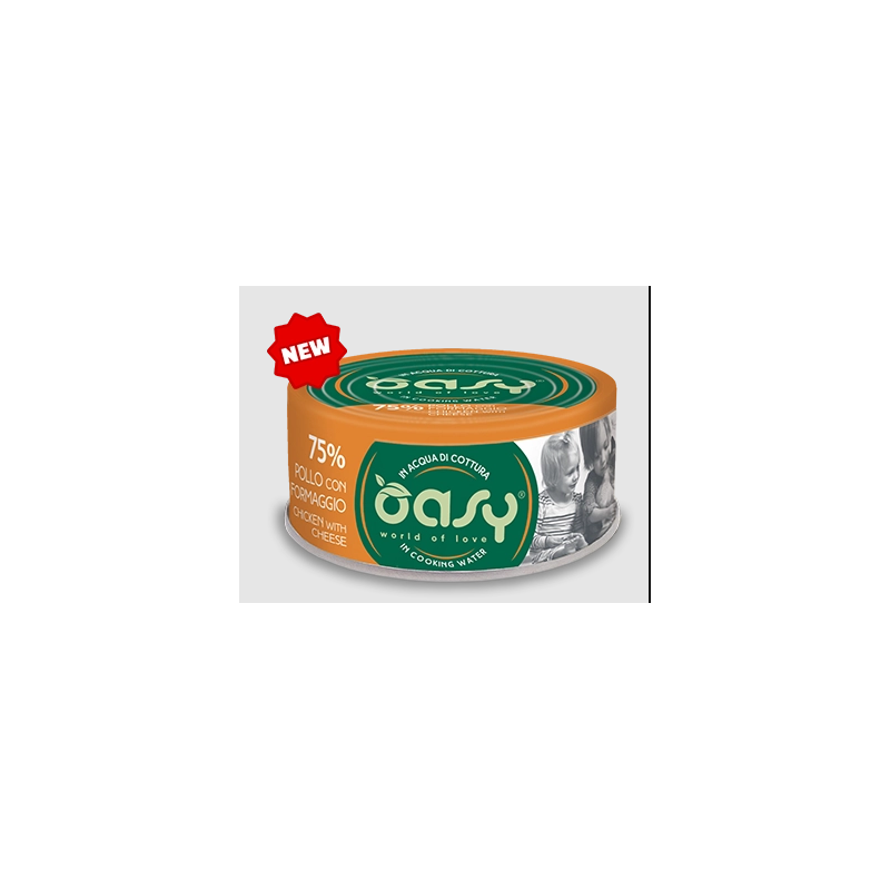 Oasy cat more love pollo con formaggio gr 70