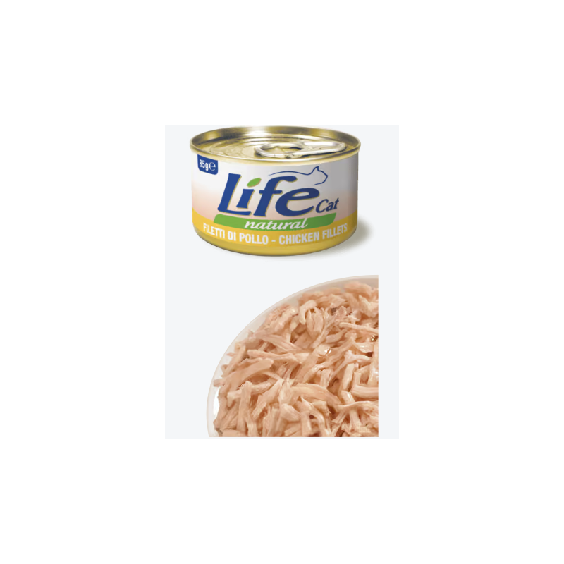 LIFE CAT 85 GR FILETTI DI POLLO 