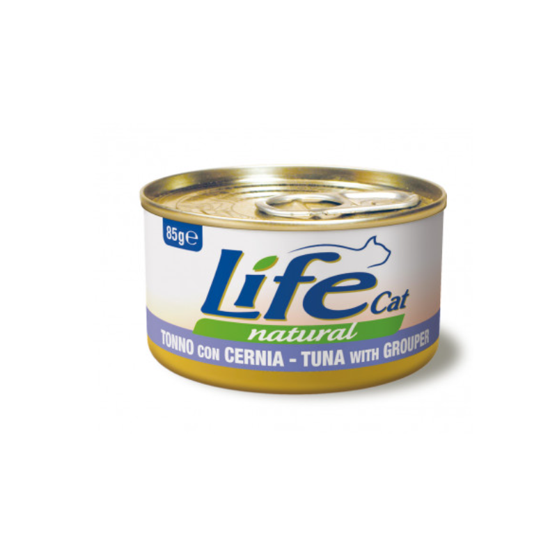 LIFE CAT NATURAL TONNO CON CERNIA GR 85