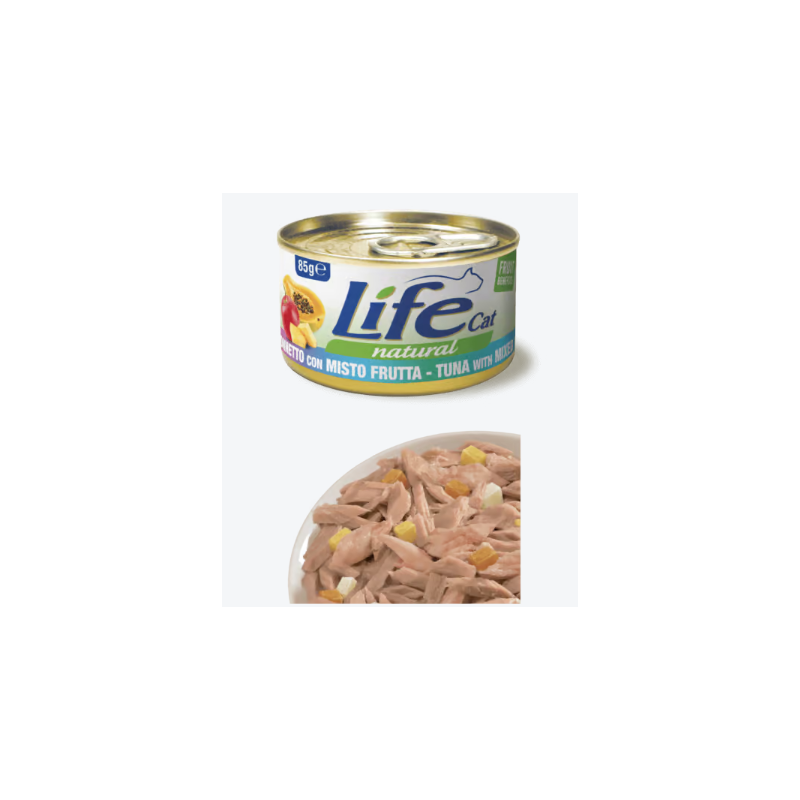 LIFE CAT 85 GR TONNETTO CON MISTO FRUTTA 