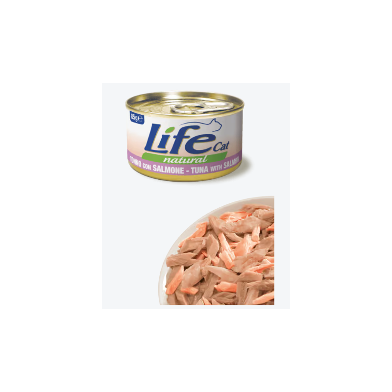 LIFE CAT 85 GR TONNO CON SALMONE