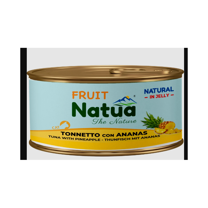 Natua cat tonnetto con ananas gr 85 in jelly 