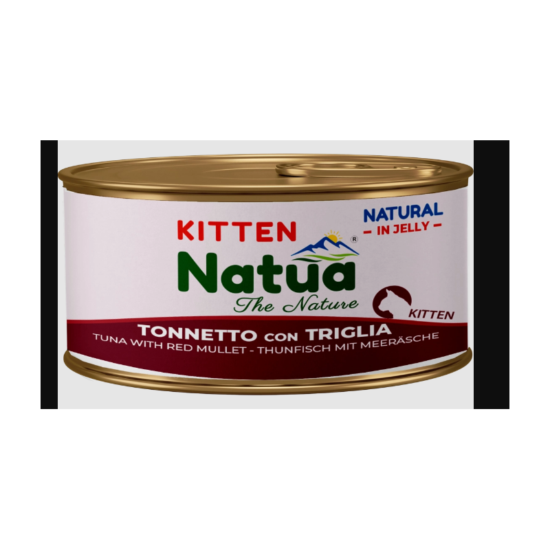 Natua cat kitten tonnetto con triglia gr 85 in jelly