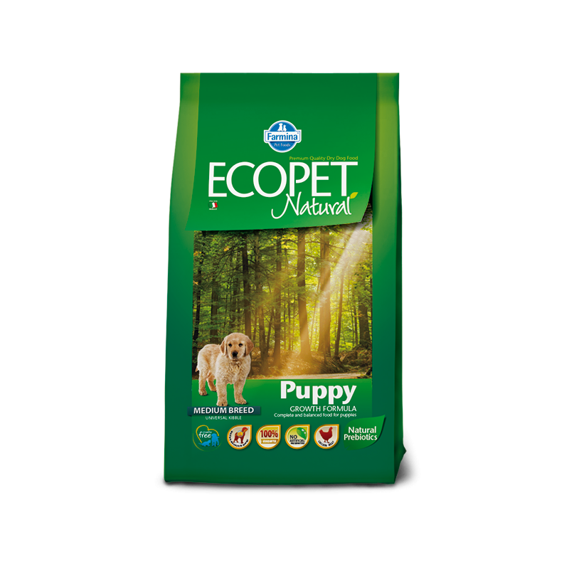 ECOPET NATURAL PUPPY MEDIUM KG 12