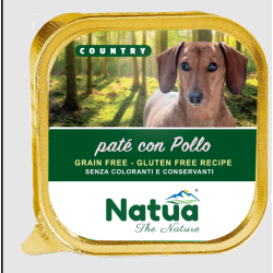 Natua dog pate' con pollo...