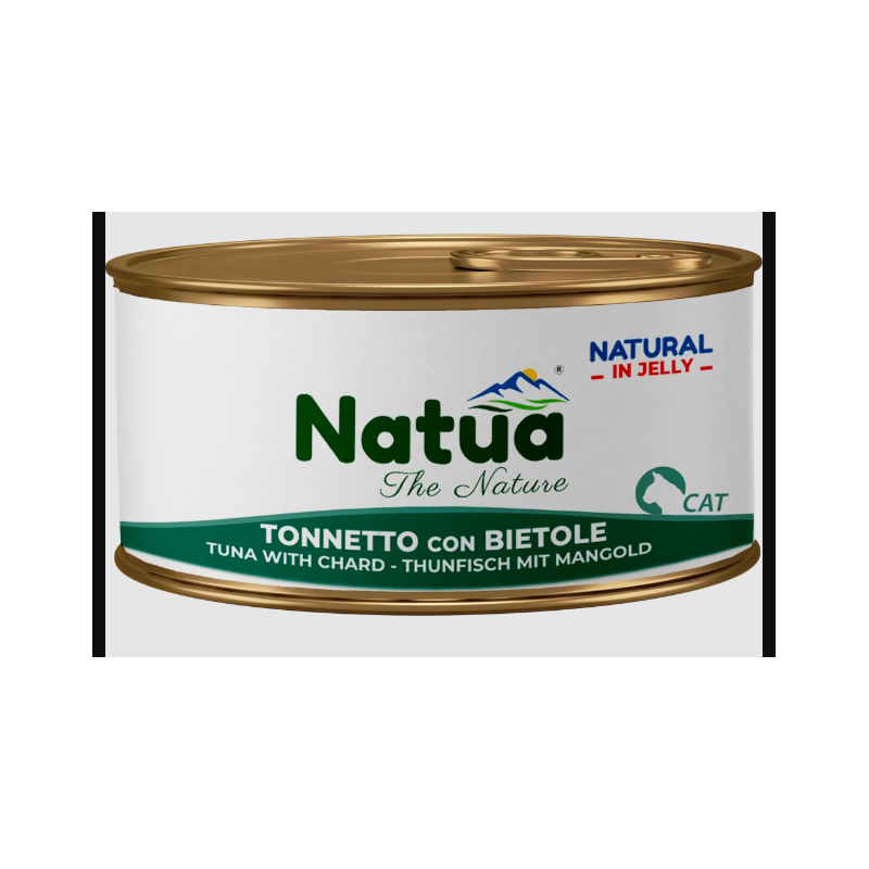 Natua cat tonnetto con bietole gr 85 in jelly