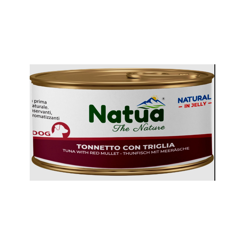 Natua dog tonnetto con triglia gr 150 in jelly