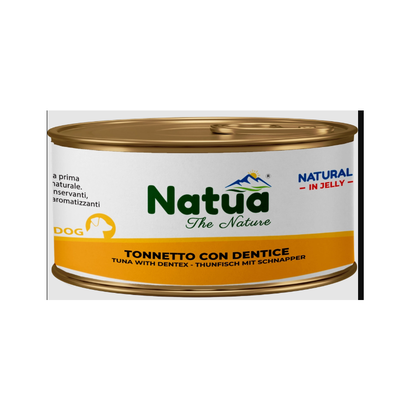 Natua dog tonnetto con dentice gr 150 in jelly