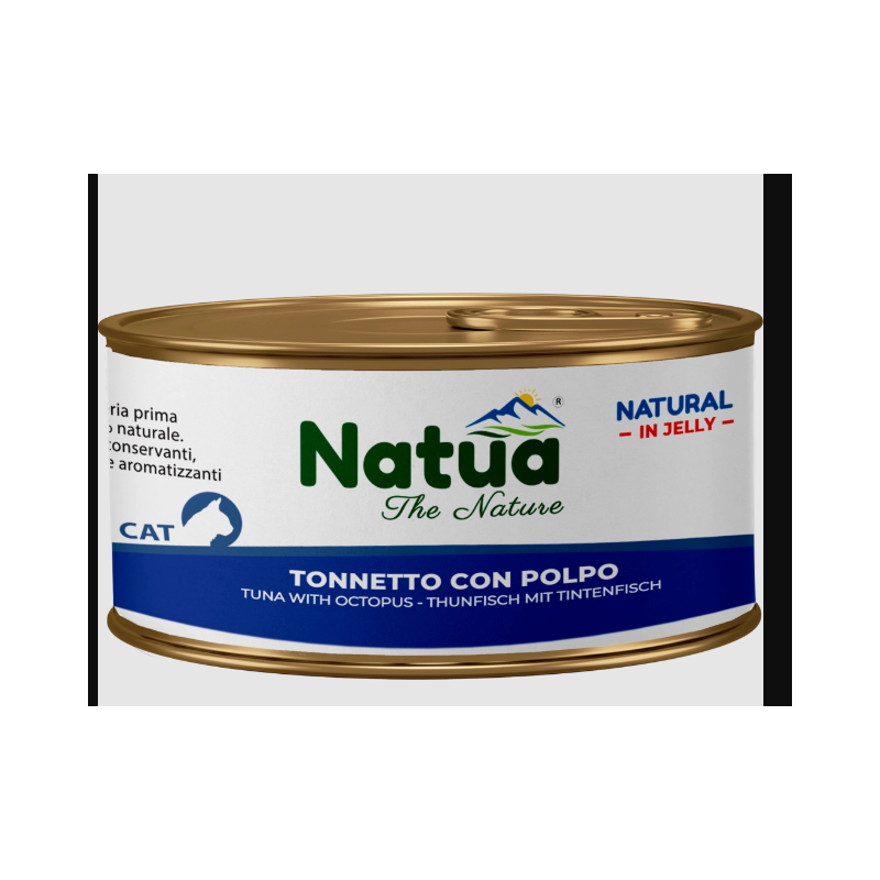 Natua cat tonnetto con polpo gr 150 in jelly