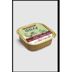 Oasy cat vaschetta pollo agnello e riso gr 100 mature