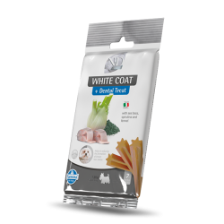 Snack dog white coat mini gr 60