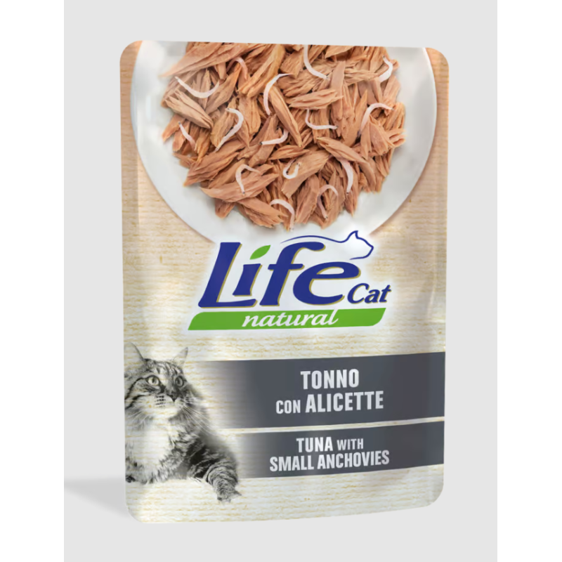 Life cat tonno con alicette gr 70 bustina