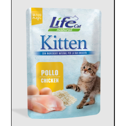 Life cat kitten pollo bustina gr 70