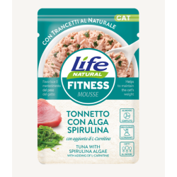 Life cat natural fitness tonnetto con alga spirulina gr 70 bustina