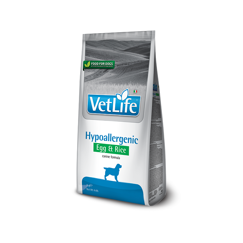 VET LIFE DOG HYPOALLERGENIC EGG&RICE KG 2