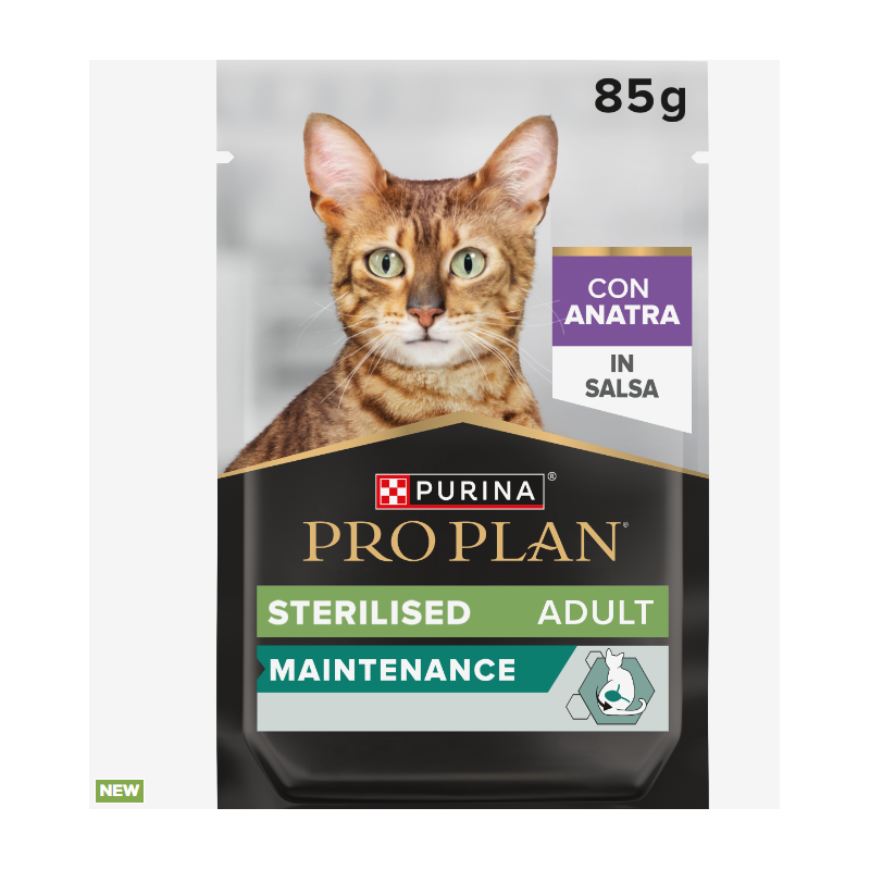 Pro plan cat sterilised con anatra bustina gr 85