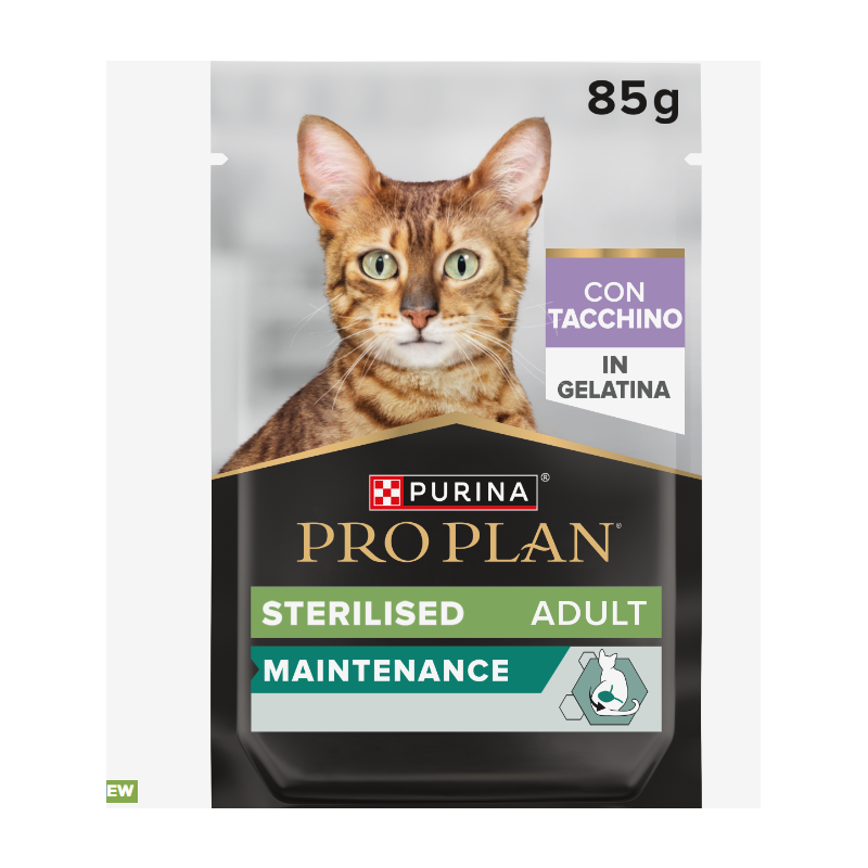 Pro plan cat adult sterilsed con tacchino bustina gr 85