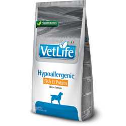 VET LIFE DOG HYPOALLERGENIC FISH KG 2