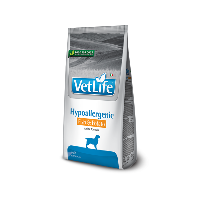 VET LIFE DOG HYPOALLERGENIC FISH KG 2