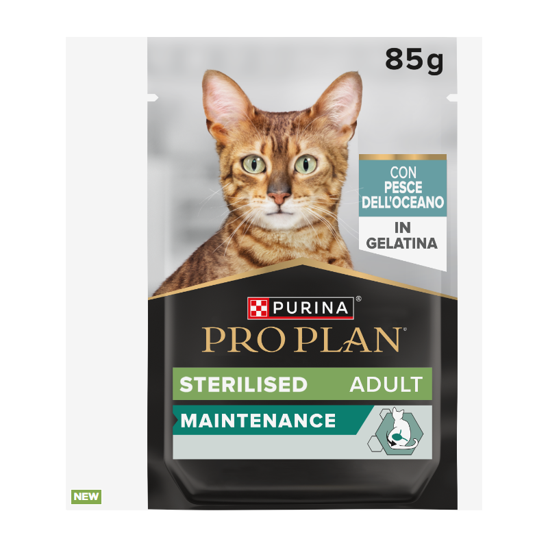 Pro plan cat sterilised adult con pesce oceanico bustina gr 85