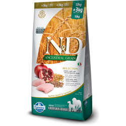 N&D LOW GRAIN POLLO KG 12+3...