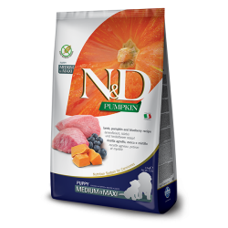 N&D dog PUMPKIN FORMULA LAMB&BLUEBERRY PUPPY MED KG 2,5 