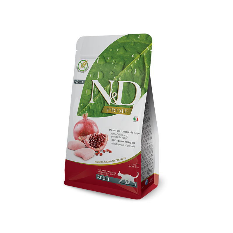 N&D PRIME GATTO POLLO E MELOGRANO GRAIN FREE GR 300