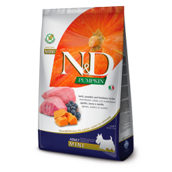 N&D DOG PUMPKIN FORMULA ADULT MINI AGNELLO ZUCCA E MIRTILLO KG 2,5