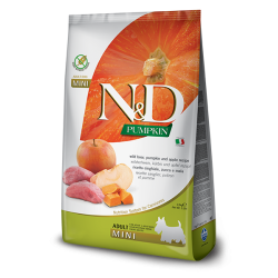 N&D dog PUMPKIN FORMULA CINGHIALE ADULT MINI GR 800