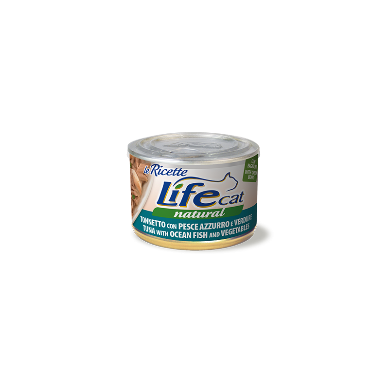 LIFE CAT 150 GR TONNETTO PESCE AZZURRO E VERDURE