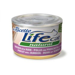 LIFE CAT 150 GR POLLO CON PROSCIUTTO E FAGIOLINI