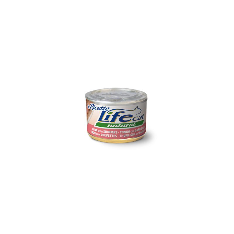 LIFE CAT 150 GR TONNO E GAMBERETTI