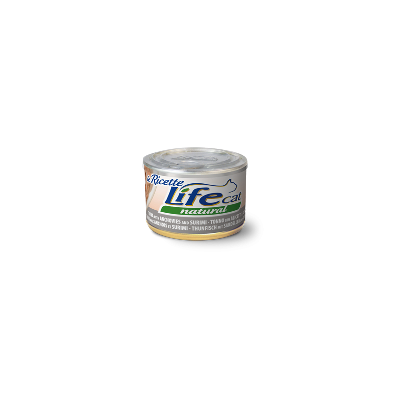 LIFE CAT 150 GR CON TONNO ALICETTE E SURIMI