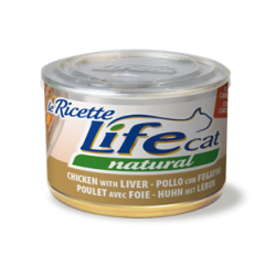 LIFE CAT 150 GR POLLO CON FEGATINI